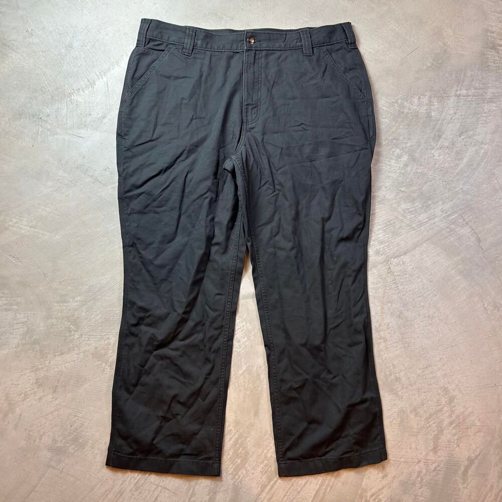Carhartt Men's Black and Grey Trousers